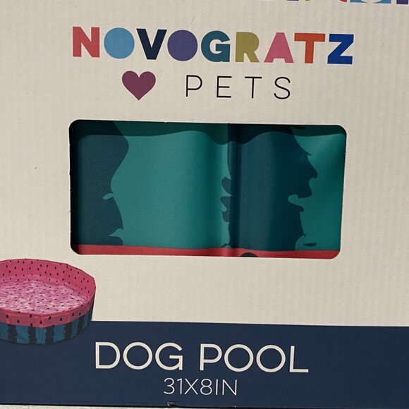 NOVOGRATZ ♥ PETS Foldable Dog / Pet Pool –Watermelon Design - Dog Not Included - Picture 2 of 6